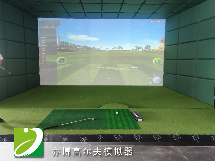 遼寧盤(pán)錦市某公司高爾夫模擬器